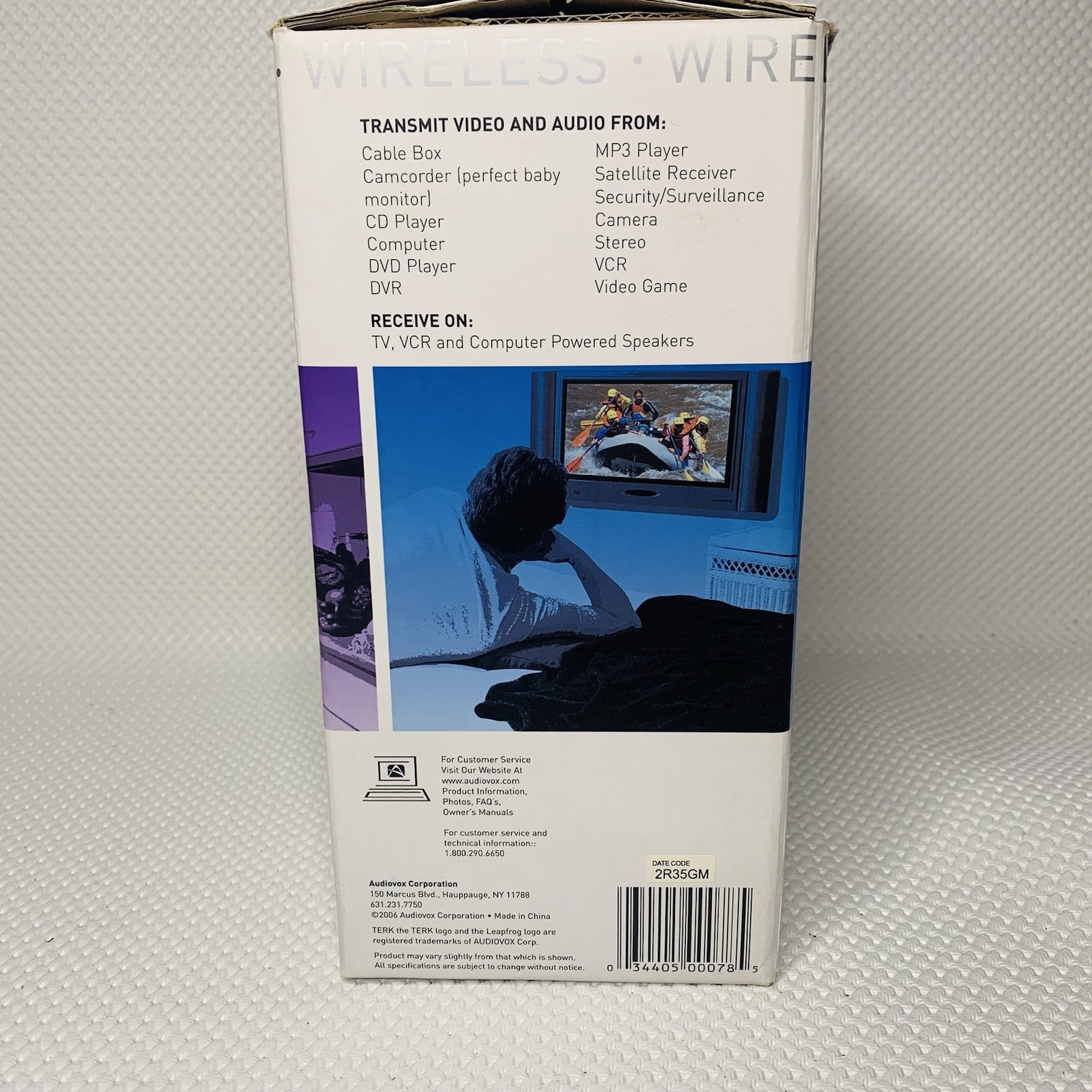 Terk Wireless A/V Transmitter & Receiver LF-30S Digital Media Streamer