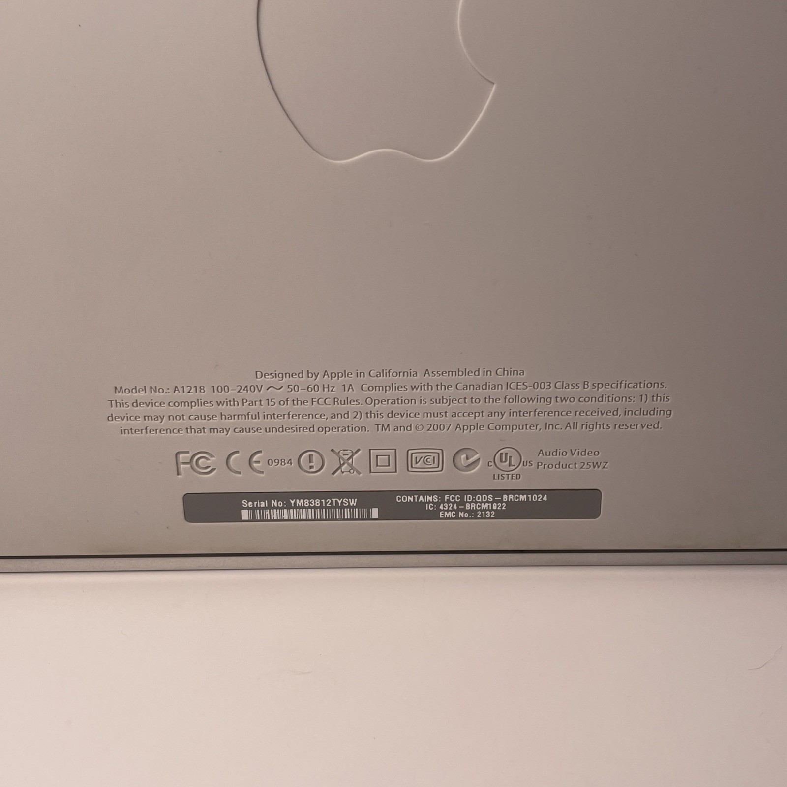 Apple TV (1st Generation) A1218 160GB with Original Apple Remote A1156 – Vintage