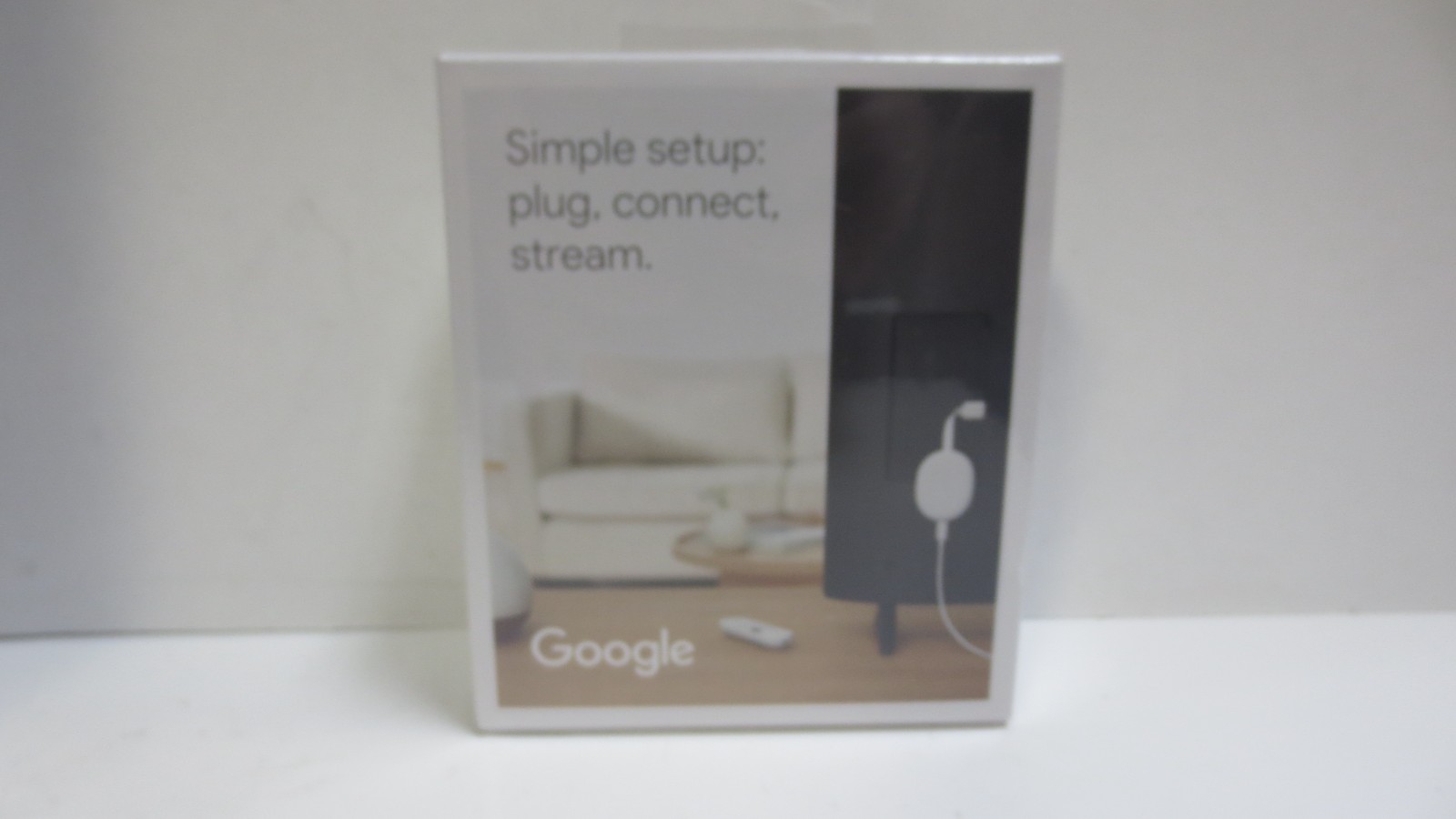 Google Chromecast w/ Google TV 4K 2160p Wi‑Fi HDMI Android HDR10 White