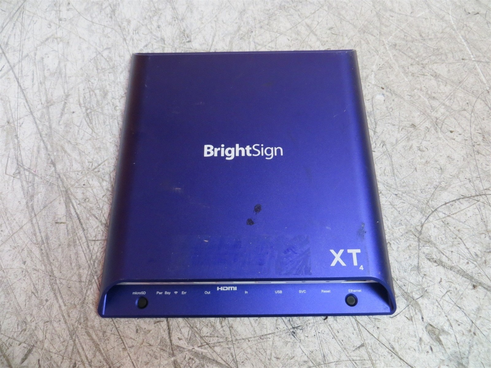 Liquid Issues BrightSign XT1144 XT4 4K Digital Signage Player No MicroSD