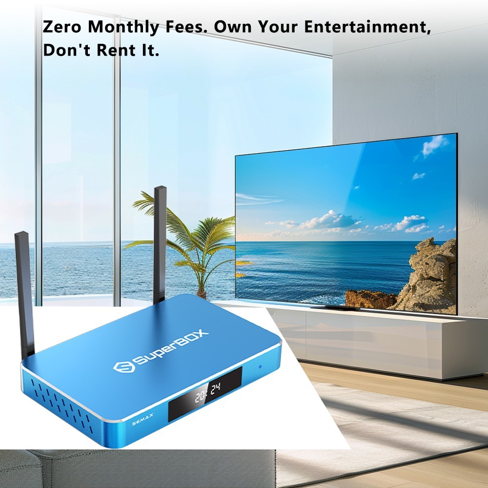 Superbox S6 Max Streaming Media Player 6K HD Authorized Reseller Free Ship