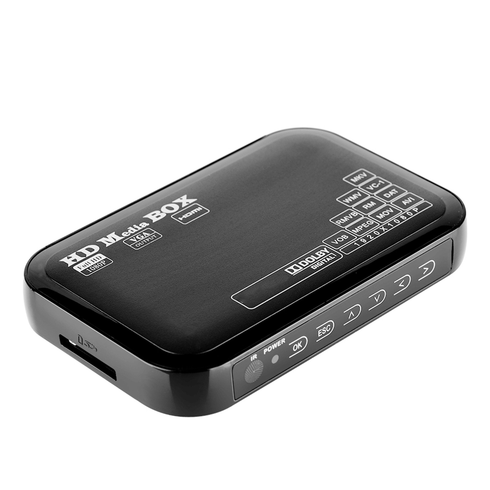 Mini HD 1080P Media Player Box Compact Design For Movies