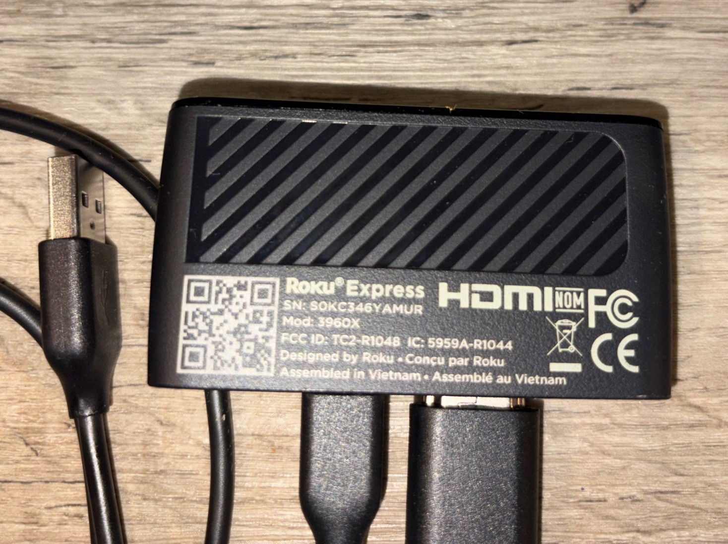 Roku Express 3960X HD Media Streamer With Remote