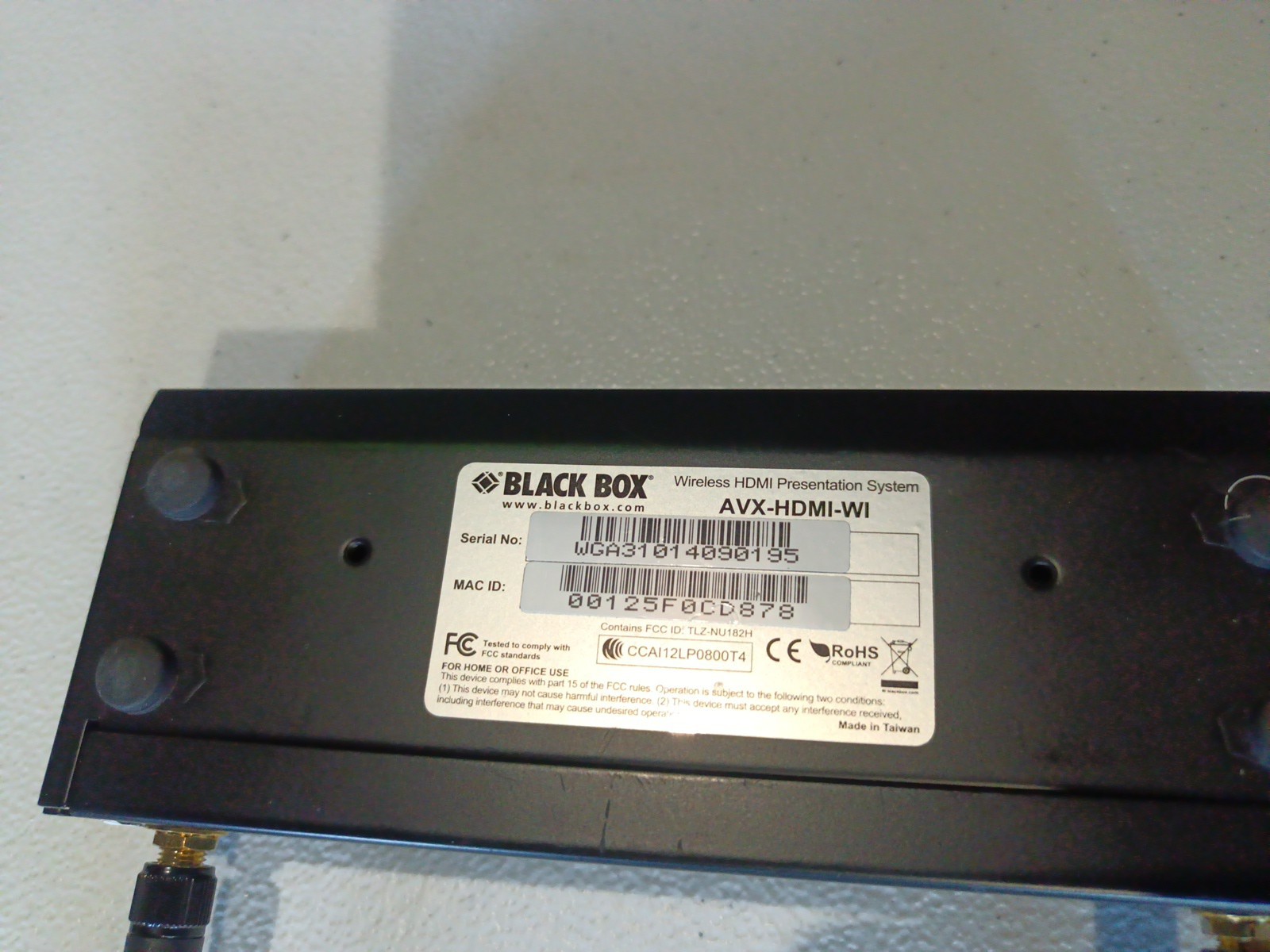 Black Box Wireless HDMI Presentation AVX-HDMI-WI Liteshow 4