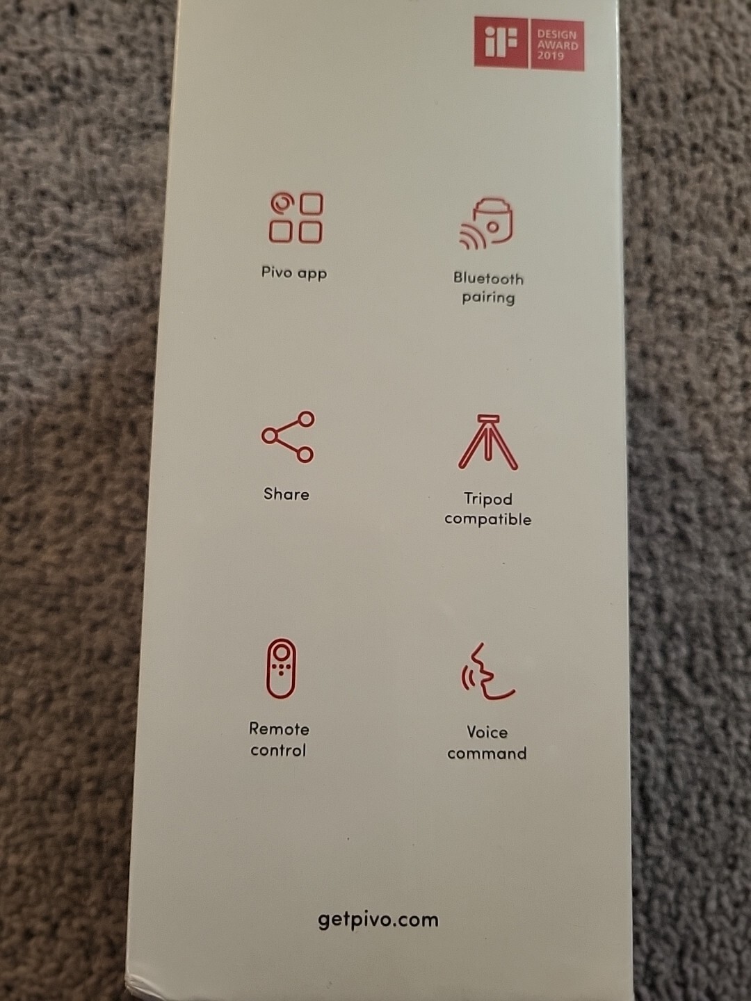 Pivo Pod Red – Auto Tracking Smartphone Interactive Content Creation Pod NEW