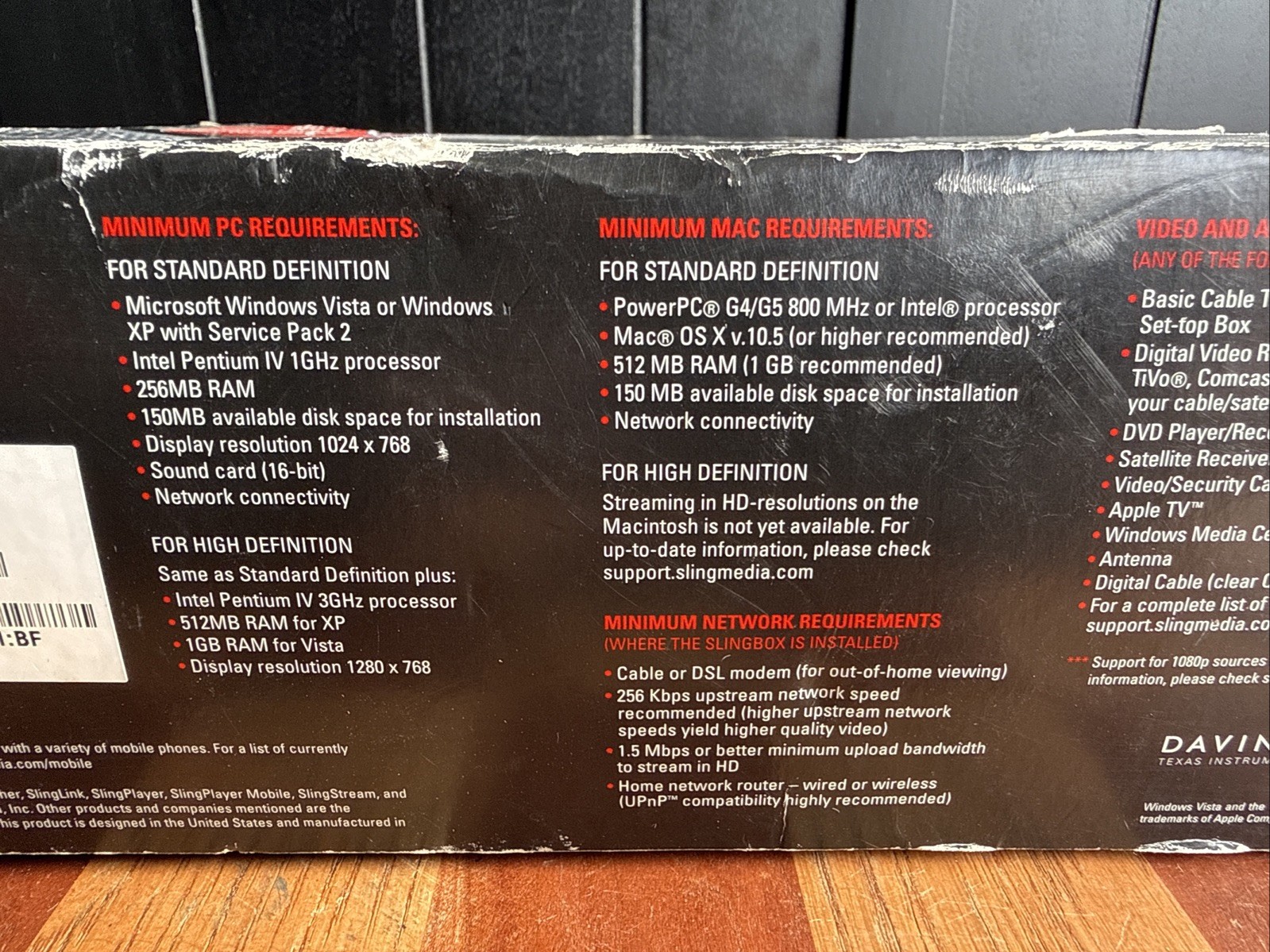 Slingbox Pro-HD SB300-100 Digital Media Streamer Used