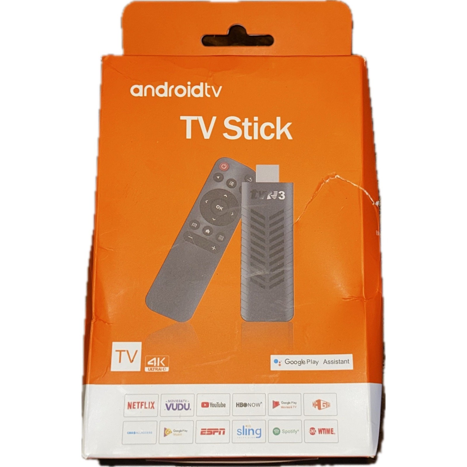 NEW TVR3 Android TV Stick 4K streaming device