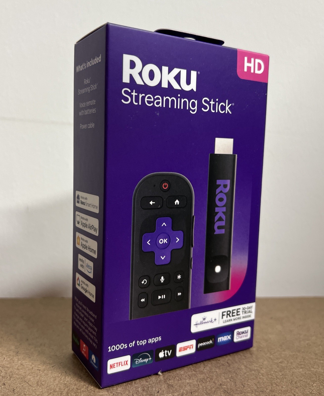 2025/Roku Streaming Stick HD Streaming Device for TV W/ Voice Remote NEW*