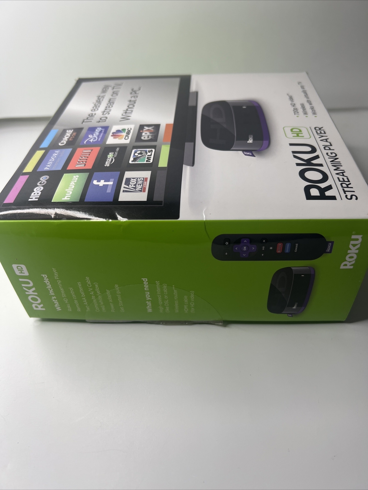 Roku HD (2nd Generation) Media Streamer 2500R – Black NEW Open Box