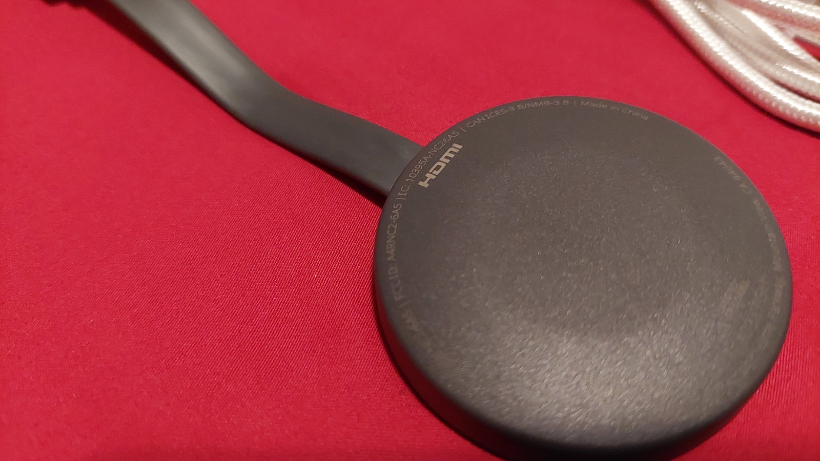 Google Chromecast NC2-6A5 HDMI Media Streamer 2nd Gen 1080P With Cable