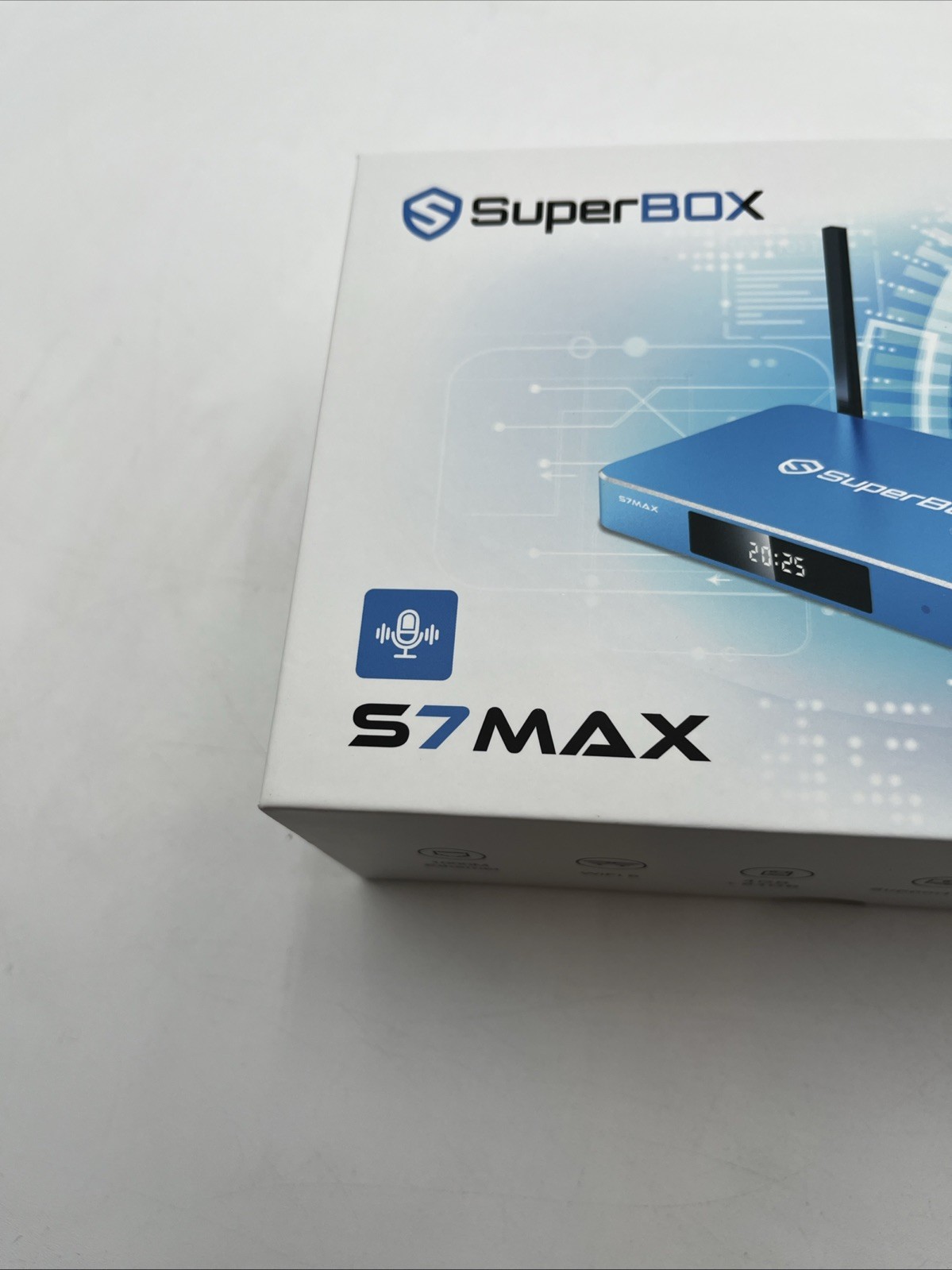 SUPERBOX S7MAX SMART MEDIA PLAYER 6K ANDROID 12 1000M ETHERNET WIFI 6 New NIB