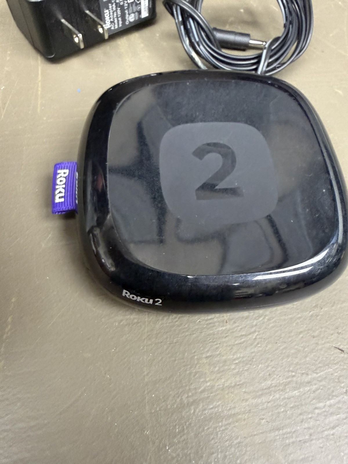 Roku 2 Media Streamer 2720X Black w/Power Supply – No Remote