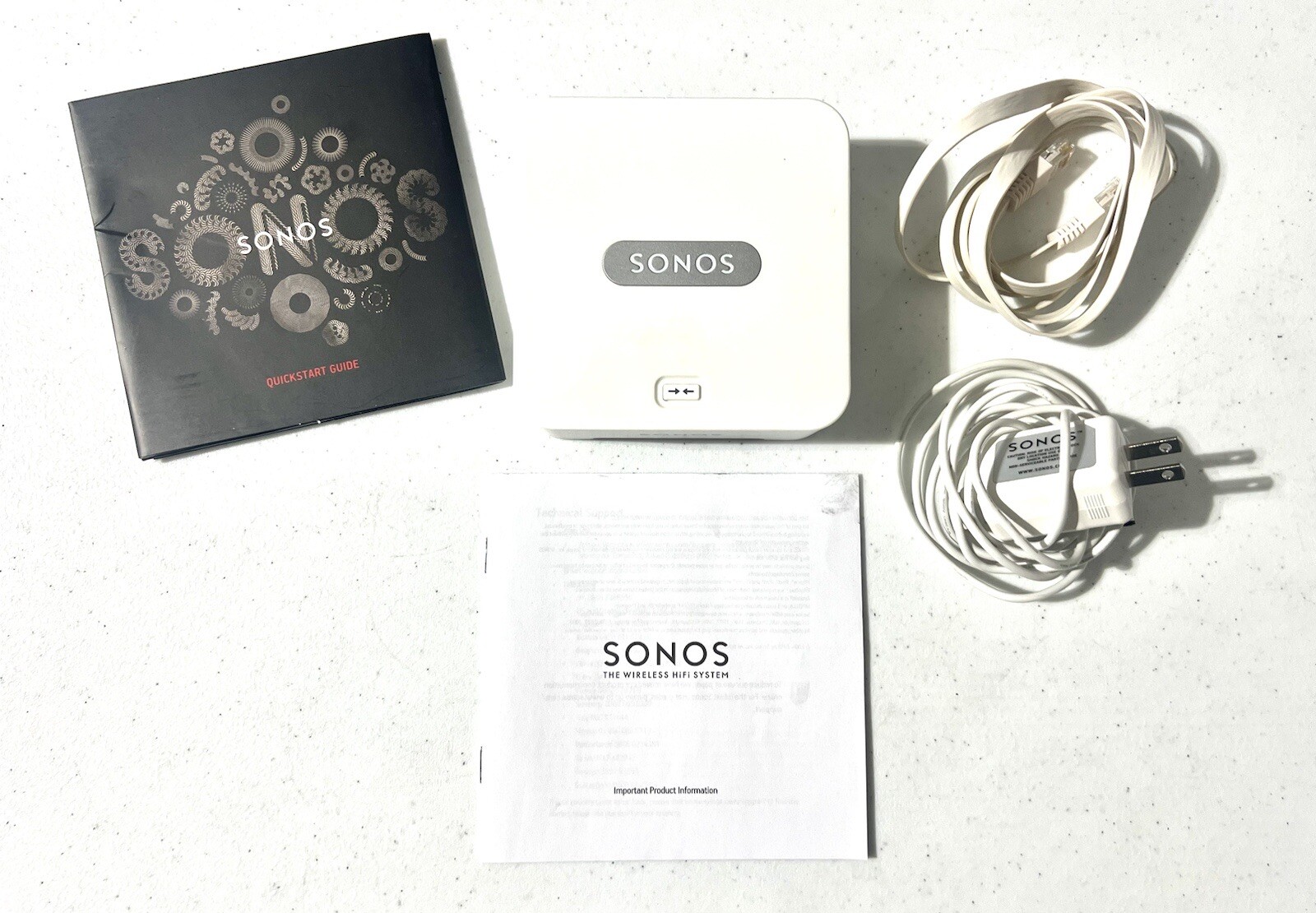 Sonos Bridge Wireless HiFi System White – BR100 ZoneBridge