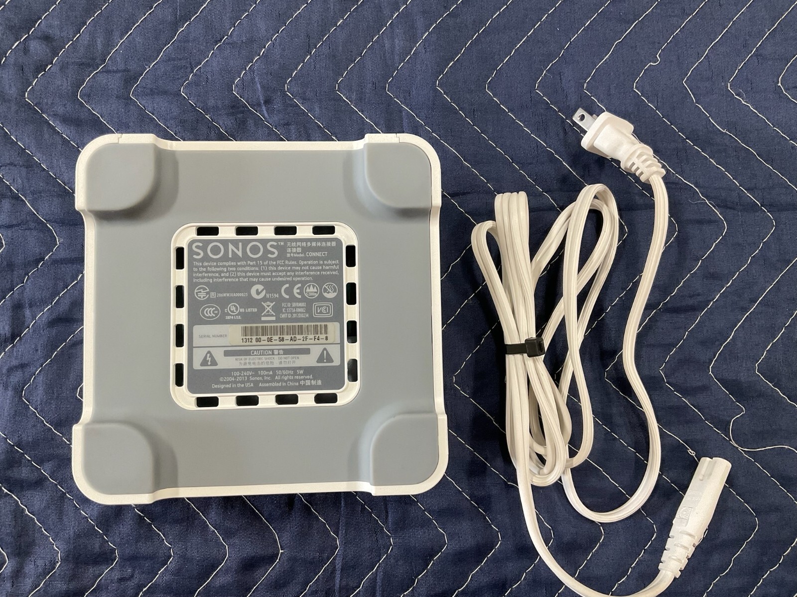 Sonos Connect S1 Gen 1 White Music Streamer Working and Tested