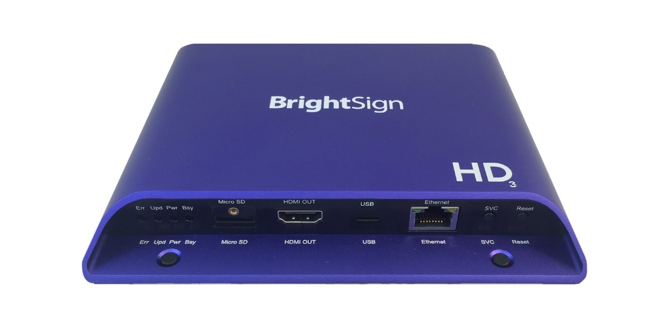 BrightSign HD1023 Full HD Expanded I/O HTML5 Player