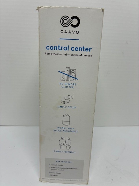 Caavo Control Center Home Theater Hub & Universal Remote w/ Voice Control-NEW