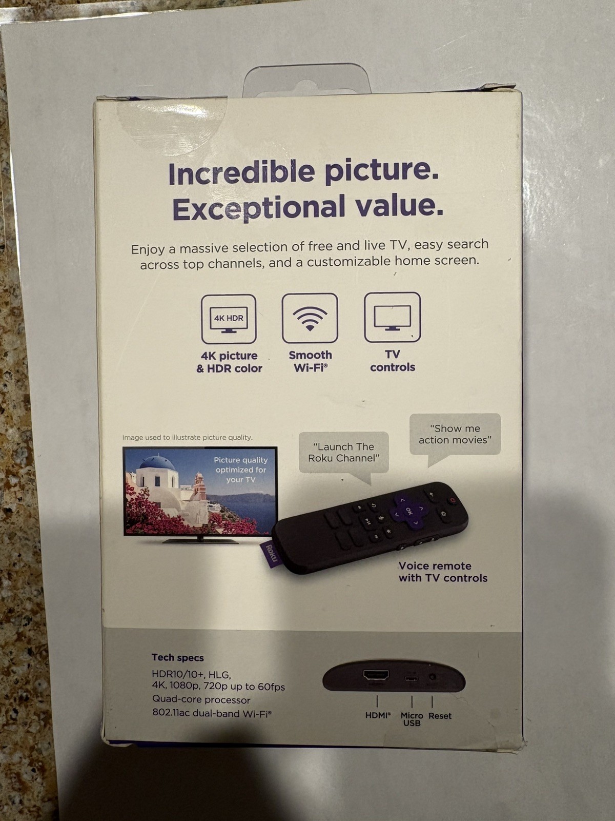 NEW ROKU EXPRESS 4K+ MPN: 3941R2 COLOR: BLACK