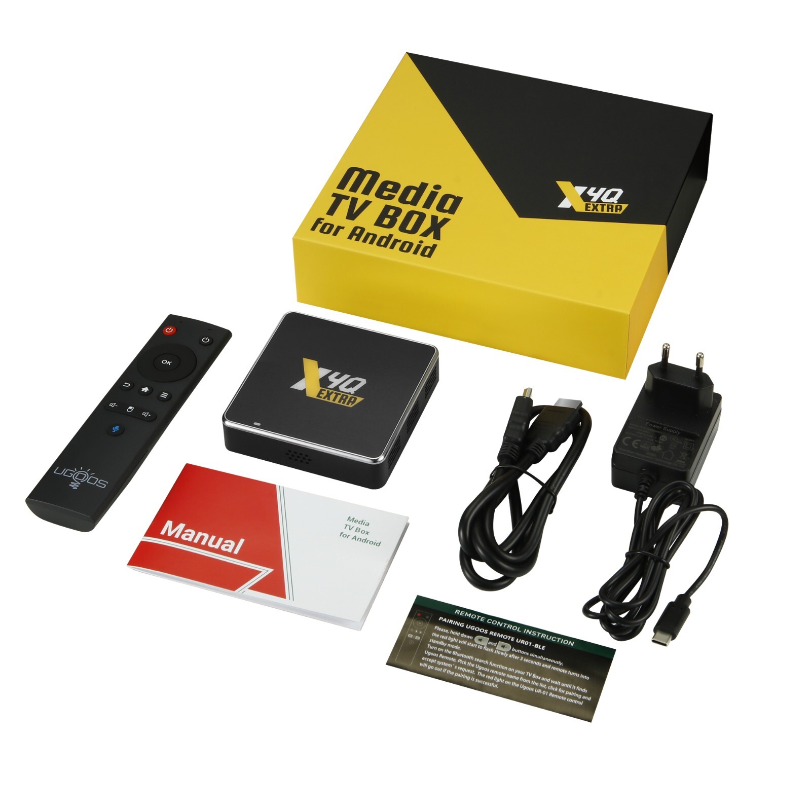 Ugoos X4Q Android 11 S905X4 Smart TV BOX 4G 32G/64G Wifi AV1 4K HDR Media Player