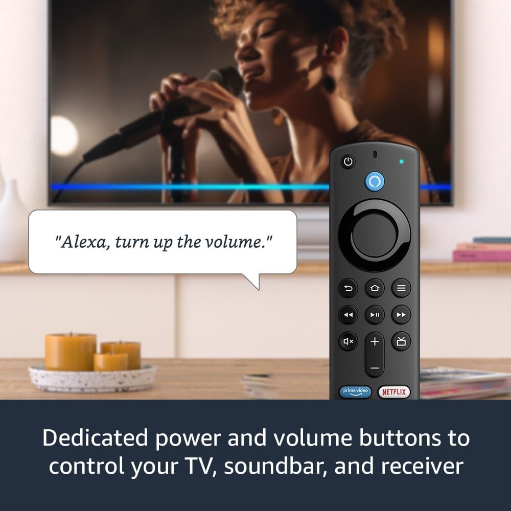 Amazon Fire TV Stick: HD Streaming, Alexa Voice Remote, Free TV, Fast & Sharp