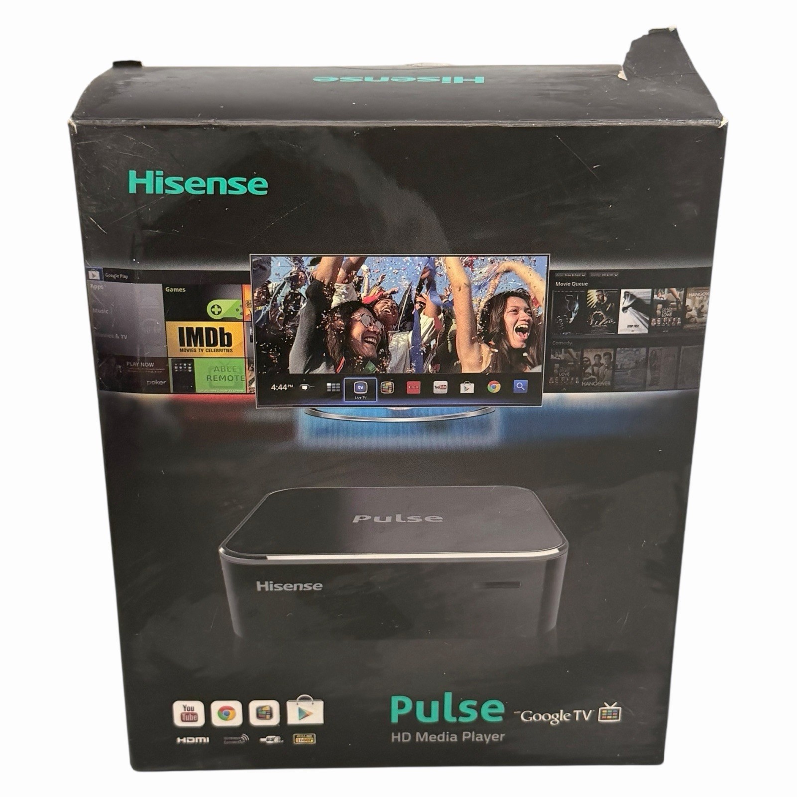 Hisense Pulse with Google TV HD Media Player Brand New In Open Box