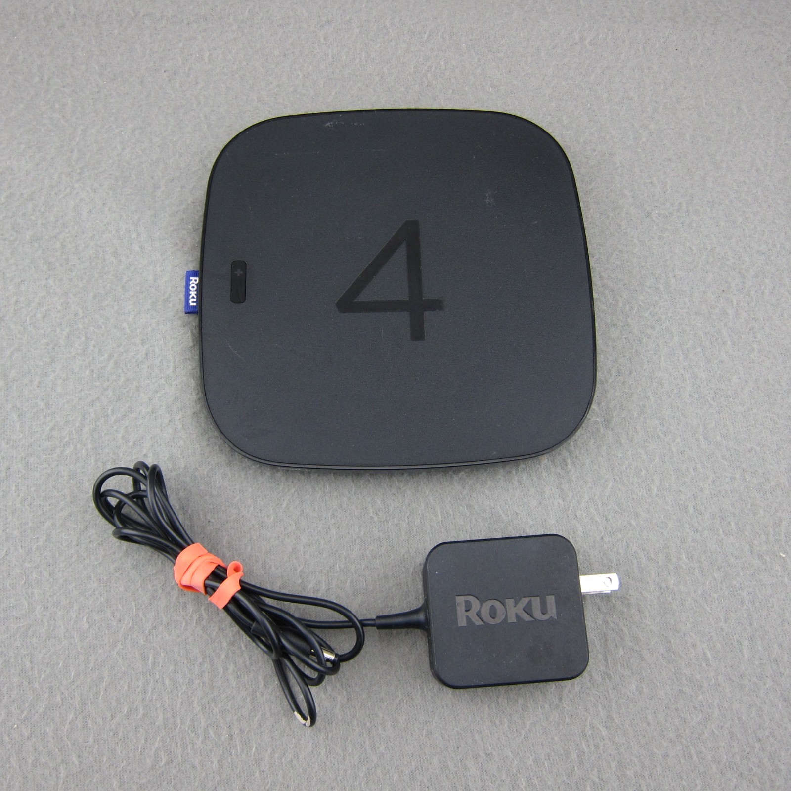 Roku 4 Streaming Media Player 4K Ultra HD Model 4400X Black with Power Adapter