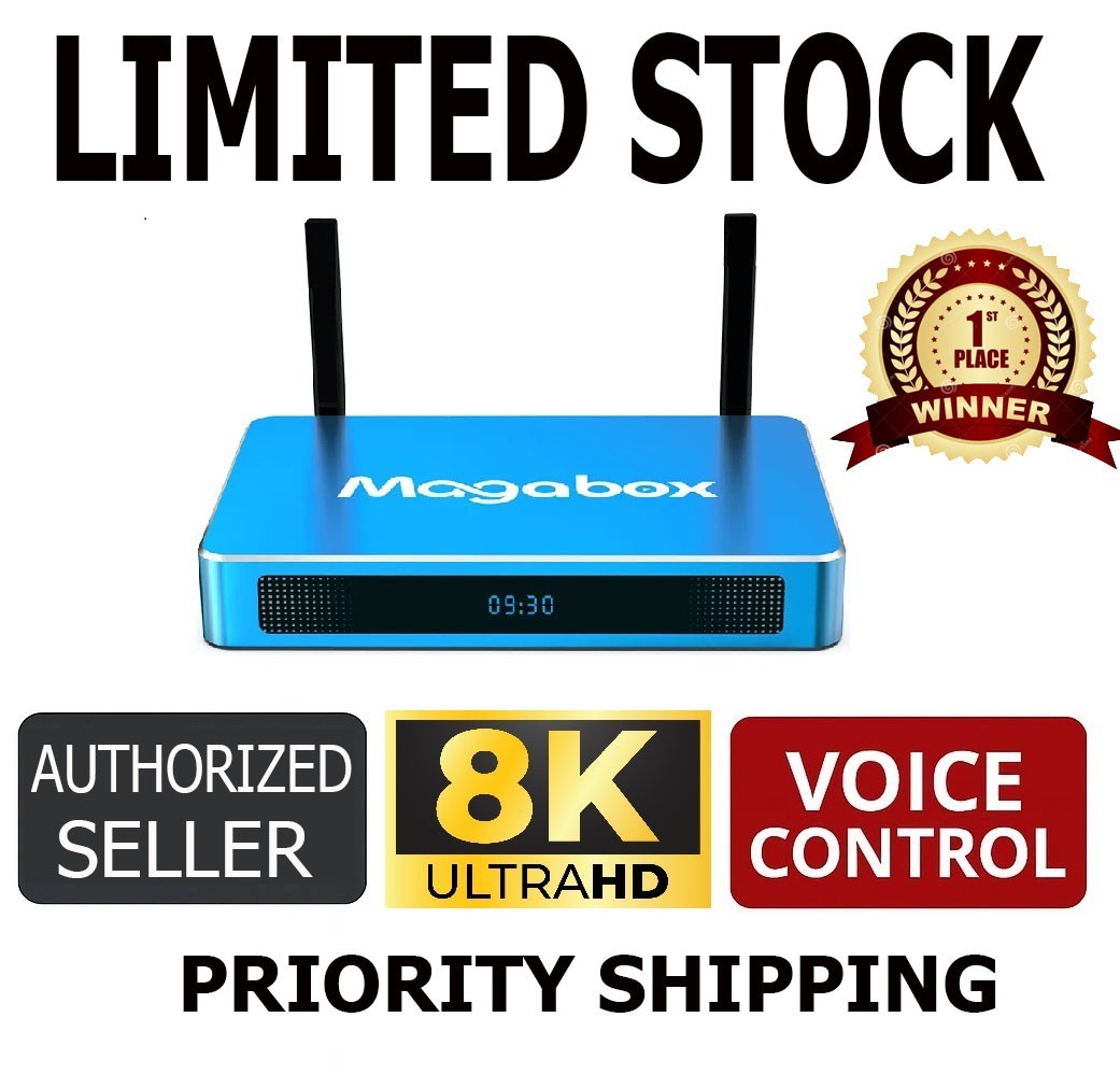 MagaBox MG5 MAX | Latest Model | 8K UHD | Wi‑Fi 6 | Voice Remote | Fast USA Ship