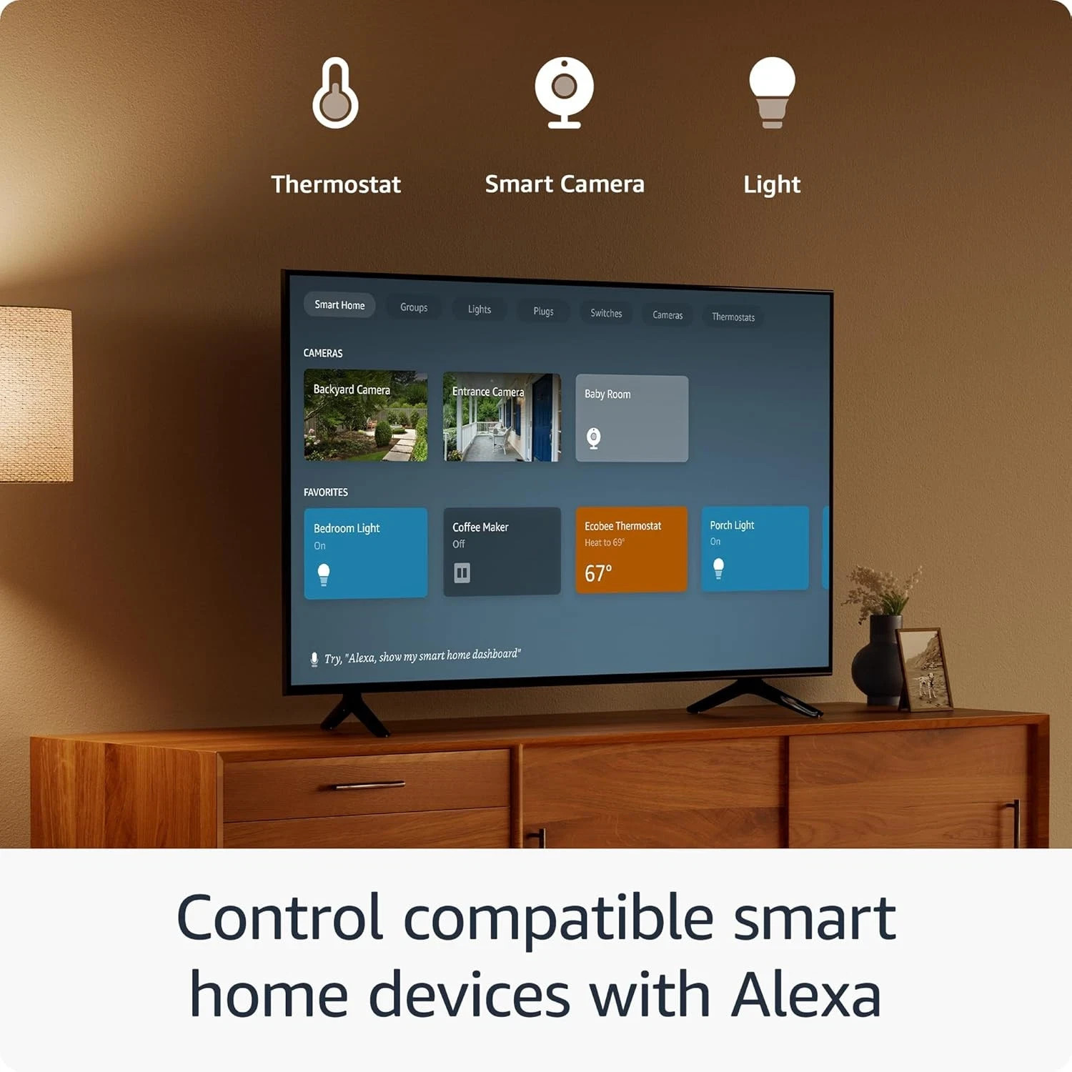 Amazon Fire TV Stick HD (newest model), free and live TV, Alexa Voice Remote, sm