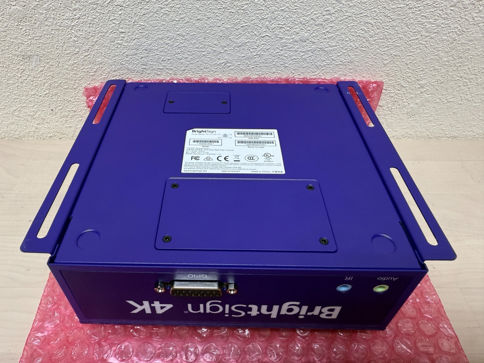 BrightSign 4K Model 4K242-WW Digital Signage Media Player