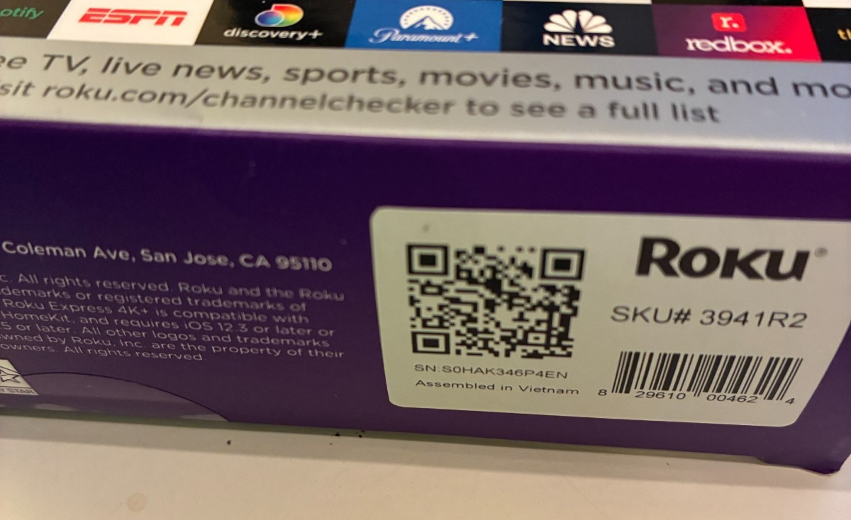 Roku Express 4K+ 3941R2 HDR Media Streamer