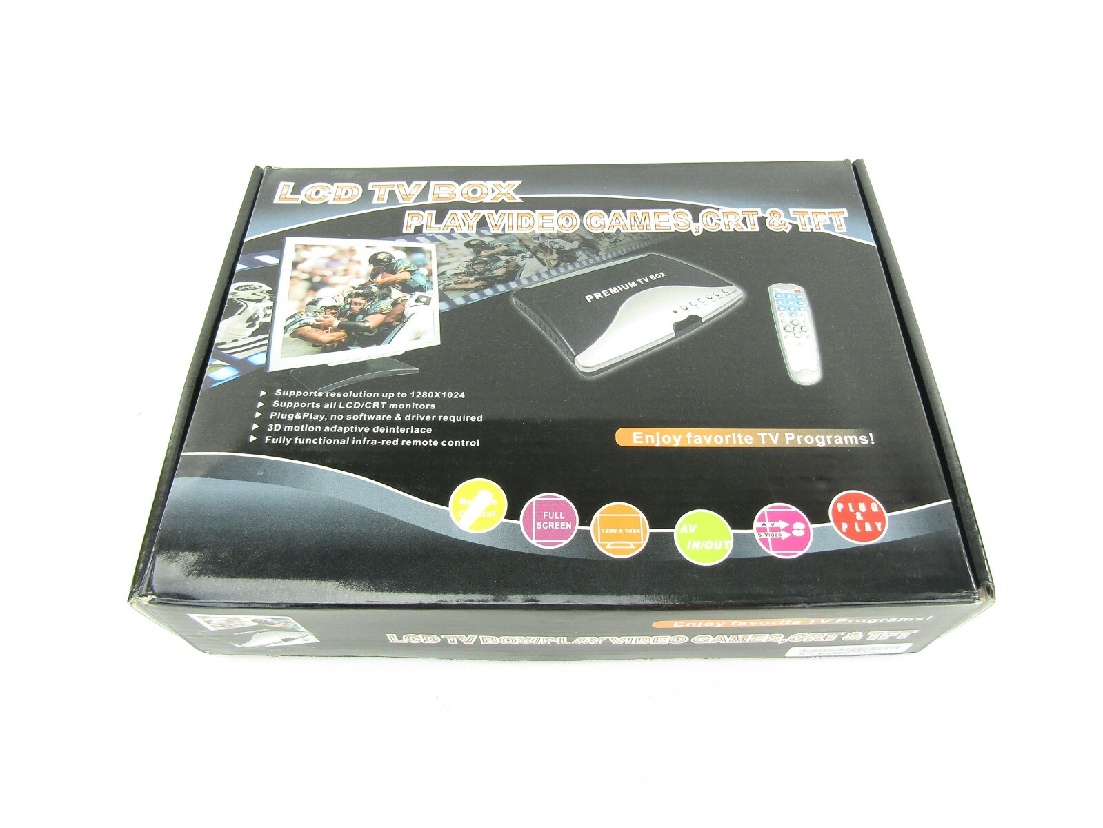 LCD TV Box – Version C41 for LCD/CRT Monitors and/or Projector w/ VGA Port