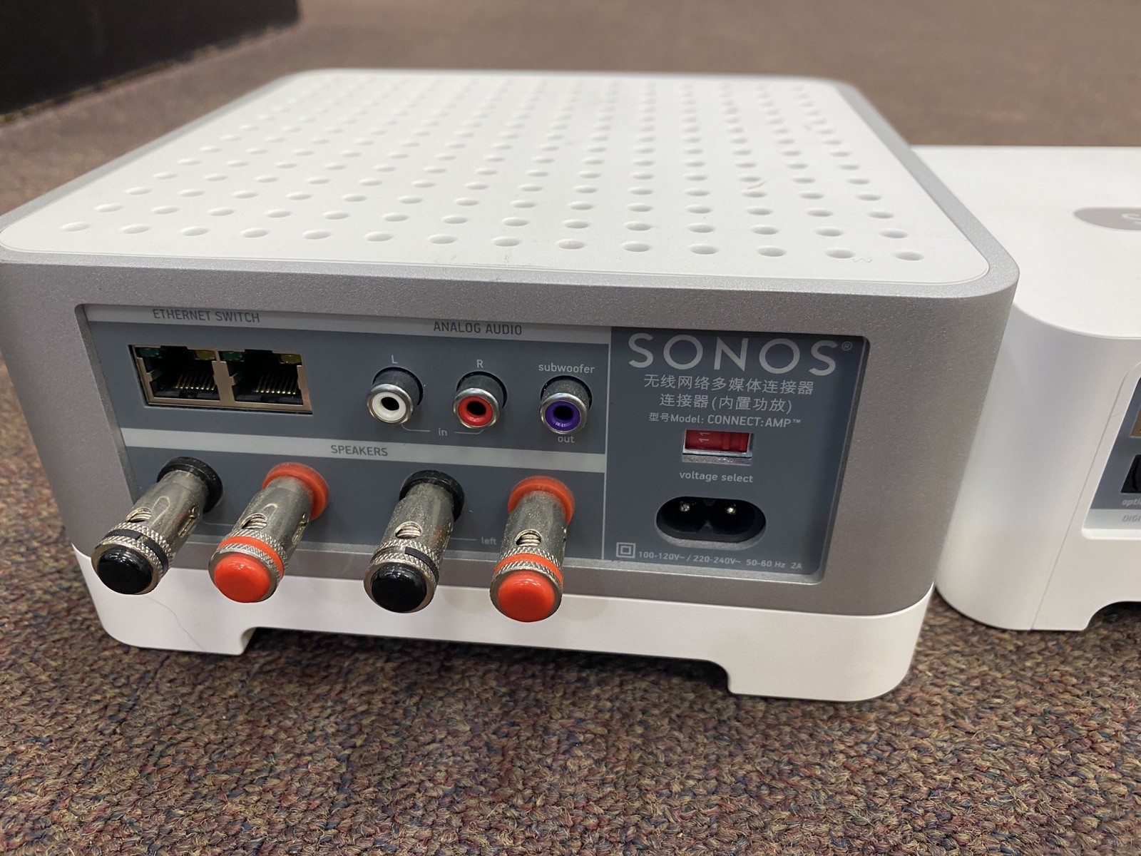 2 Sonos Connect Amp Wireless Amplifier & 1 Sonos Connect Wireless Receiver BUNDL
