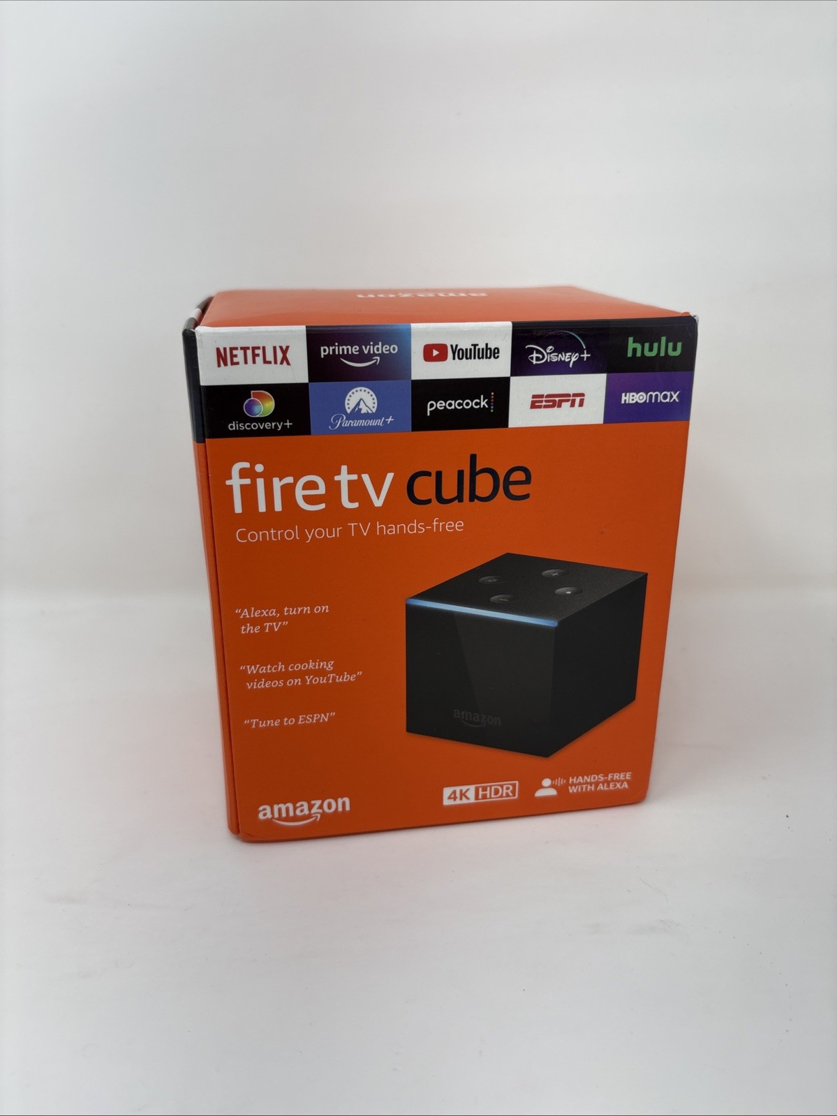NEW AMAZON FIRE TV CUBE LATEST 4K UHD MEDIA STREAMER 3RD GEN ALEXA REMOTE