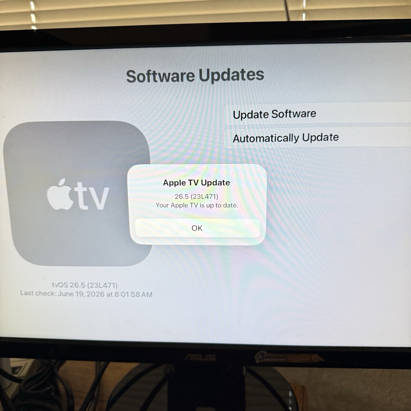 Apple TV 4K 32GB A1842 1st Gen Media Streamer Reset Updated Remote HDMI Tested