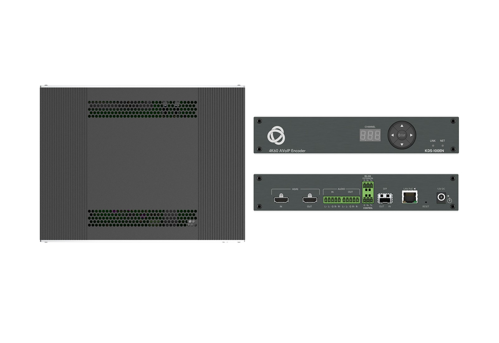 Kramer KDS-100EN 4K Encoder Dual Stream KVM Over IP 1GbE