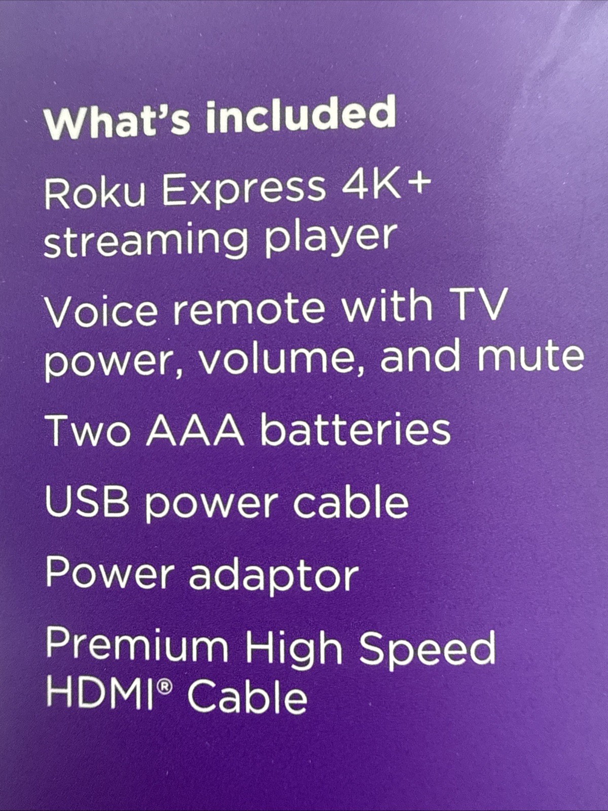 Roku Express 4K+ Streaming Media Player HD 4K HDR 3941R2 stick – Voice Remote