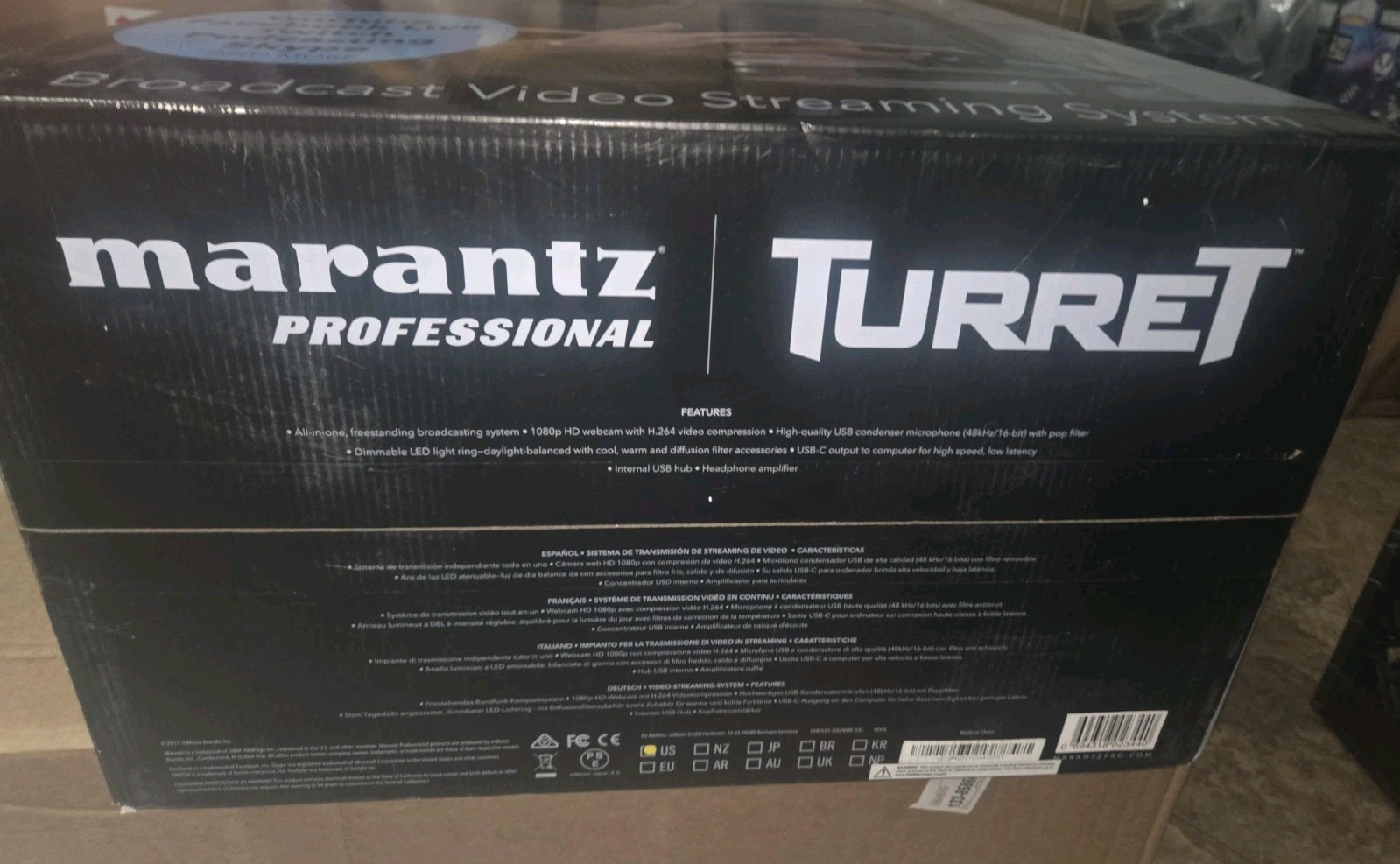 BRAND NEW Marantz Professional Turret Broadcaster Video Streaming System