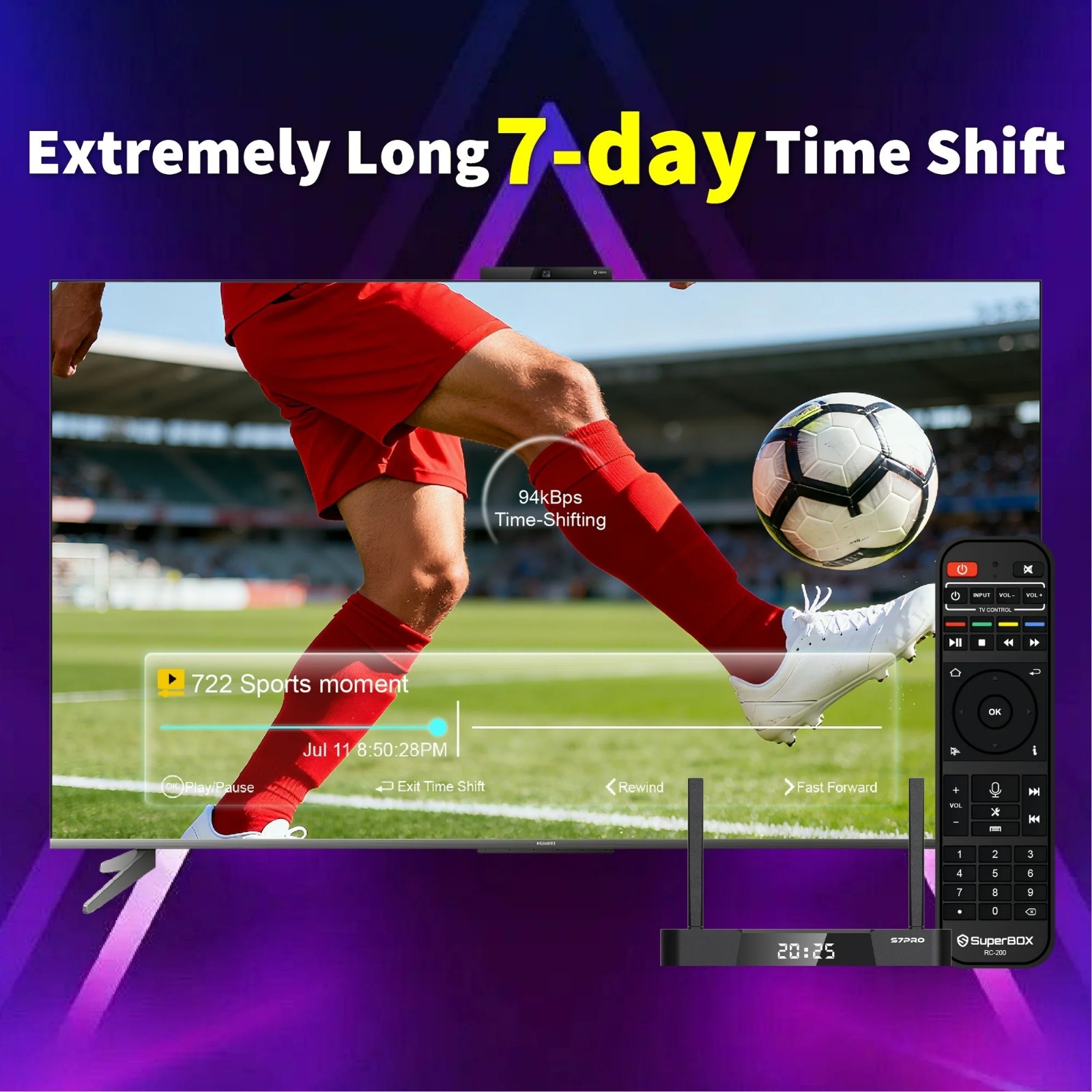 Superbox S7 Pro Dual Band Wi-Fi Smart Media Player 6K HD Streaming TV Box 32GB