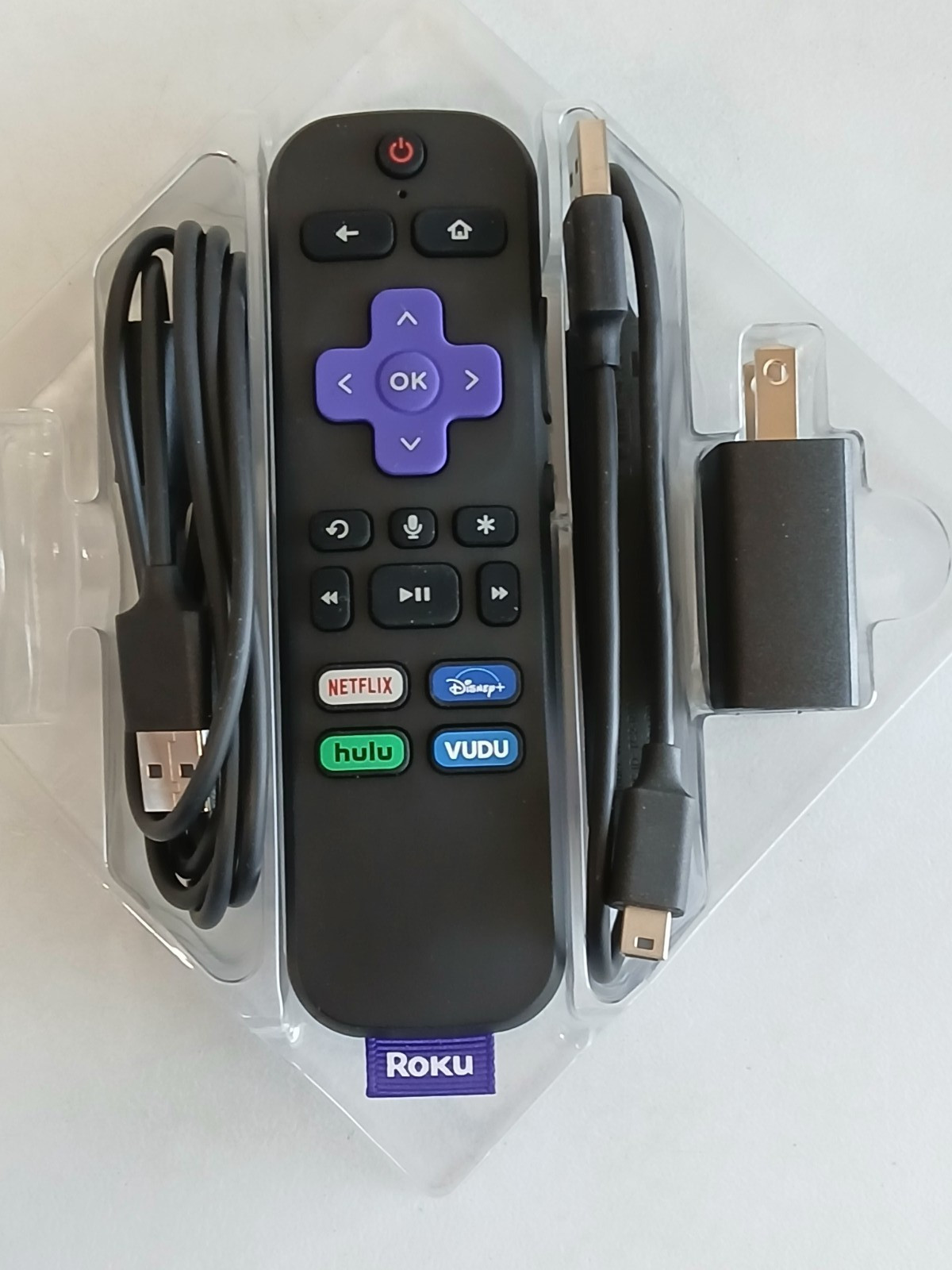 ROKU Streaming Stick+ HD 4K HDR Portable Device with Remote 3810X ~ Preowned