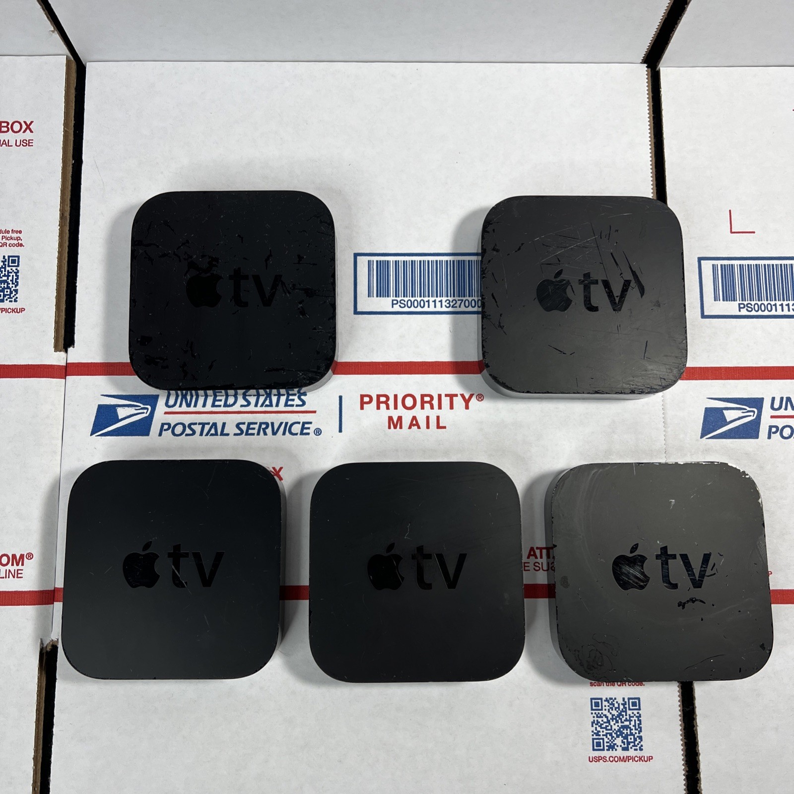 Lot Of 5 APPLE TV 2nd & 3rd Gen A1469, A1427, A1378 – Units Only – READ FULLY