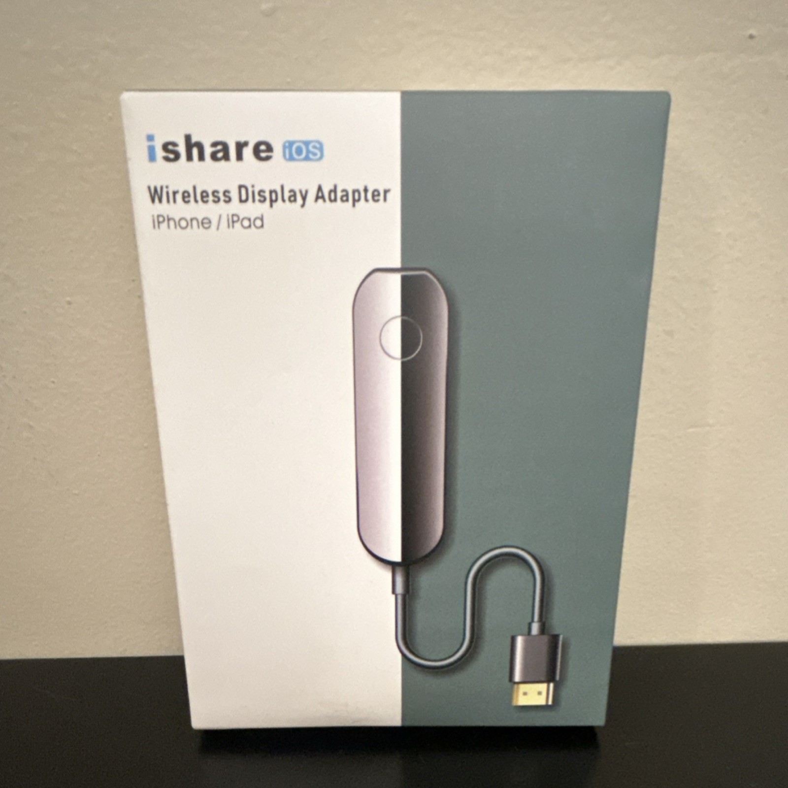 1080P iShare iOS Wireless Display Adapter, Streaming Device for iPhone to TV