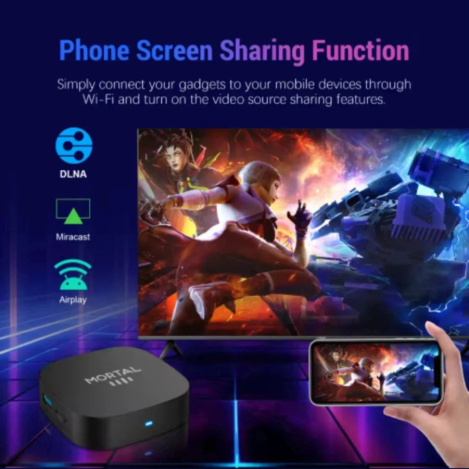 2026 New Android TV Box T1+ Rockchip RK3518 Android 16 8GB RAM 128GB ROM WiFi US