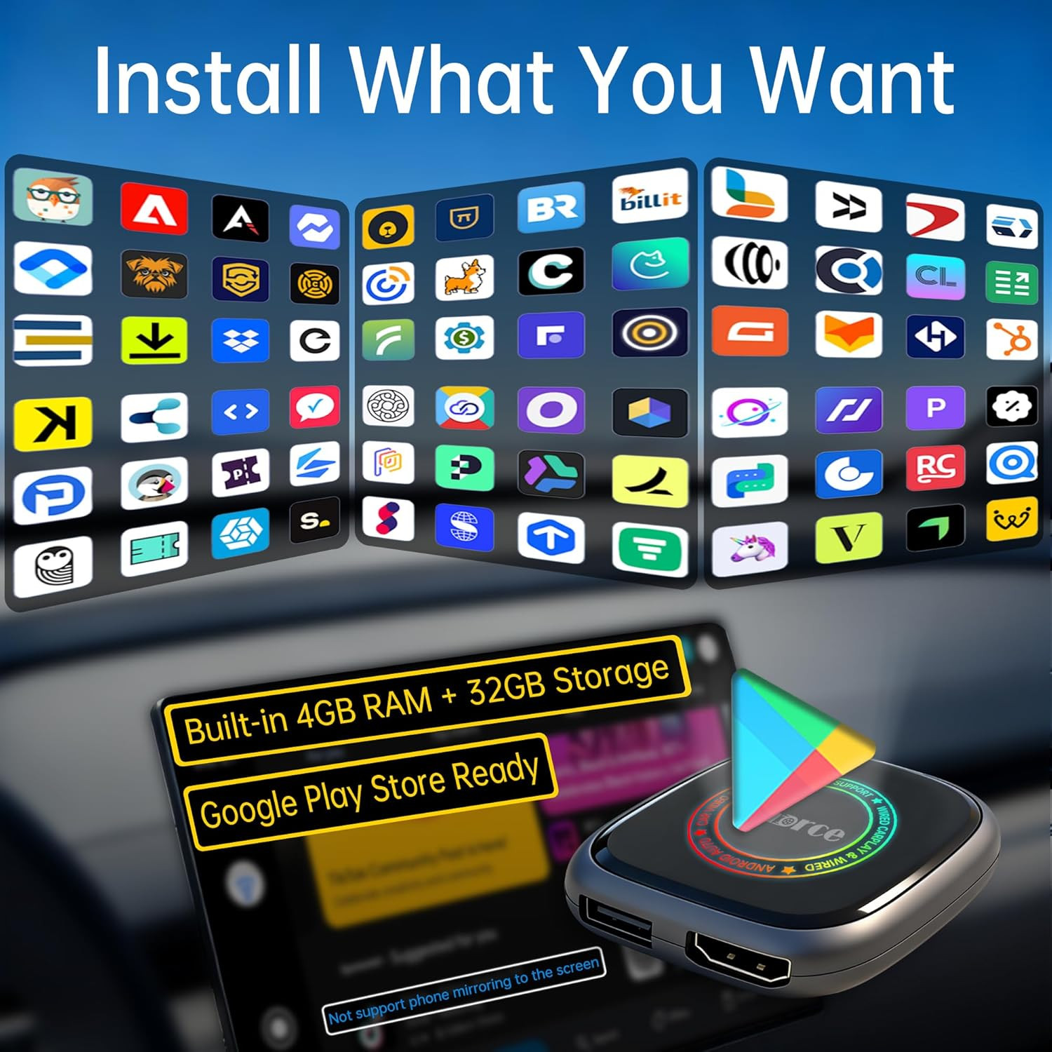Magic Box 3.0 Max 2026 Upgrade – 32G Car Streaming Device with Netflix, Youtube,