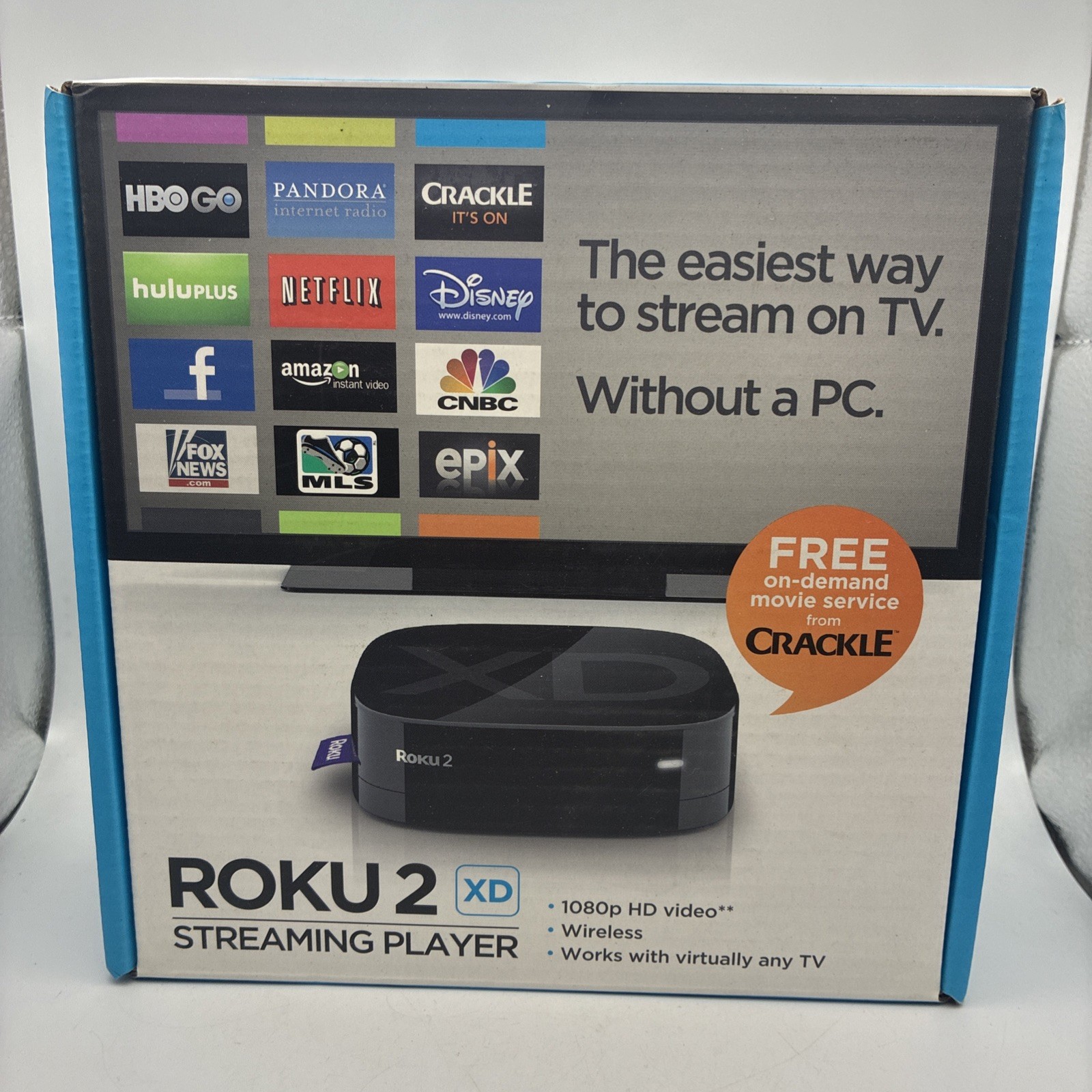 Roku 2 XD (2nd Generatiion) Streaming Player 1080p Wireless Media Box