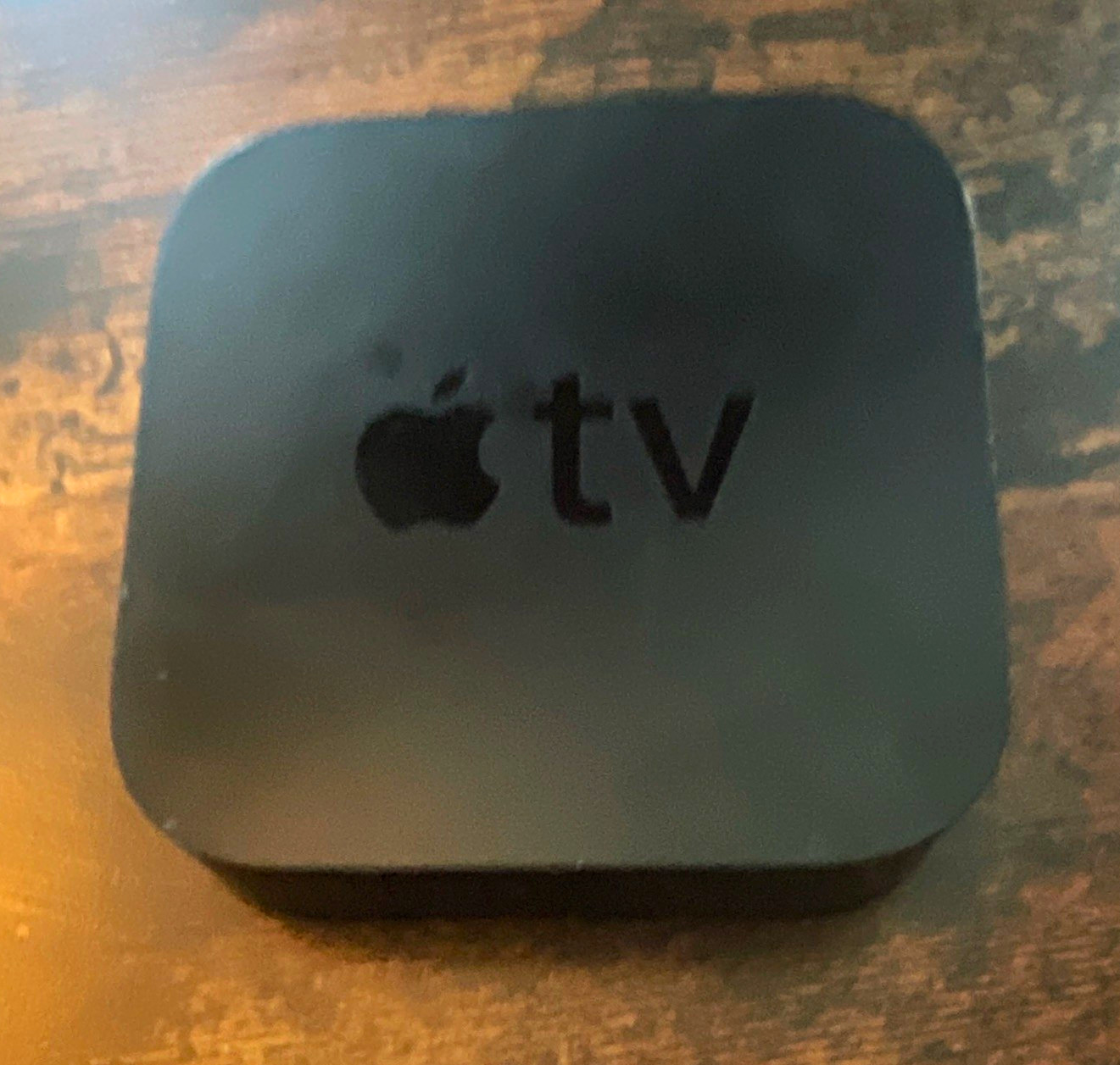 Apple Apple TV Media Streaming Box w/ Remote & Power Cable, Black/Silver