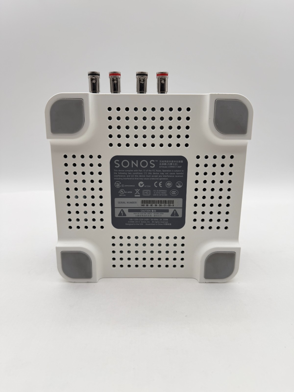 Sonos Connect:Amp Gen 1 Wireless Streaming Amplifier ZonePlayer ZP120 Tested