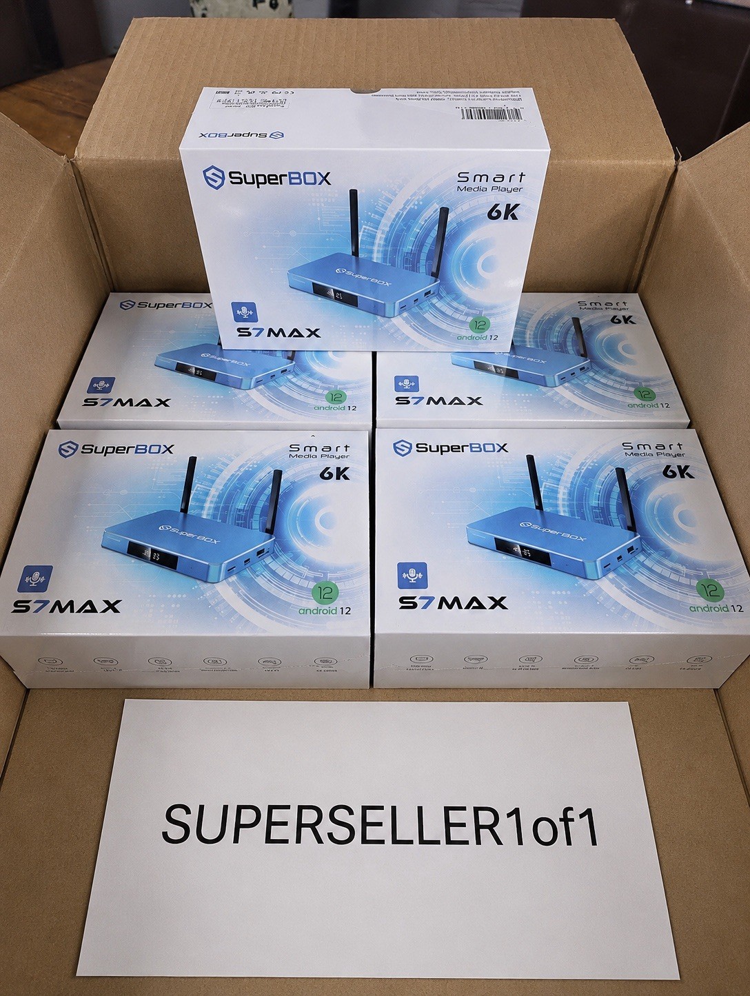 SuperBox S7 Max 64GB 6K Ultra HD Android TV Box – Authorized Distributor – Same