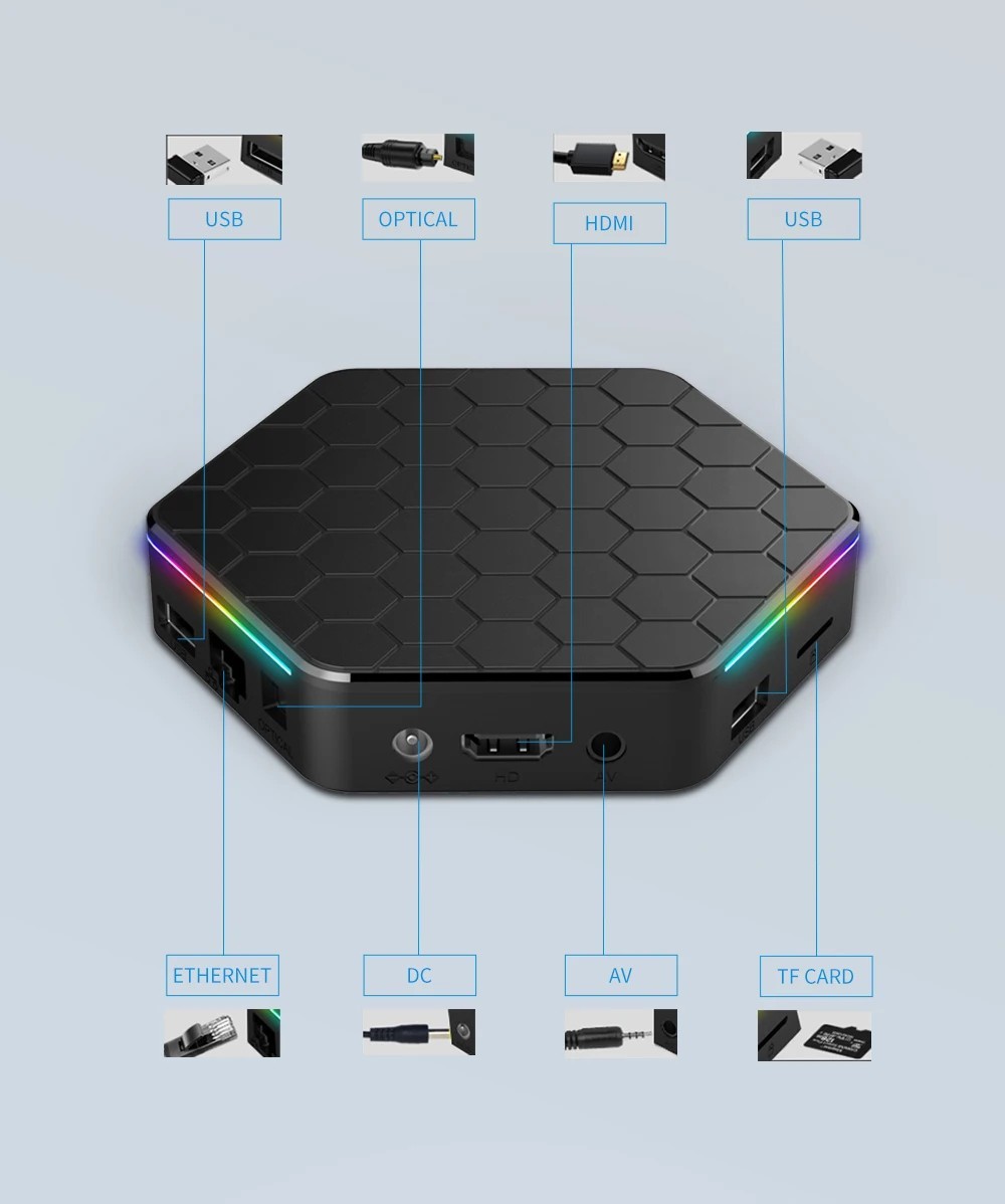 Upgraded 2026 T95Z Plus Smart Android 12 TV Box Quad Core 6K 4K HD Stream Player