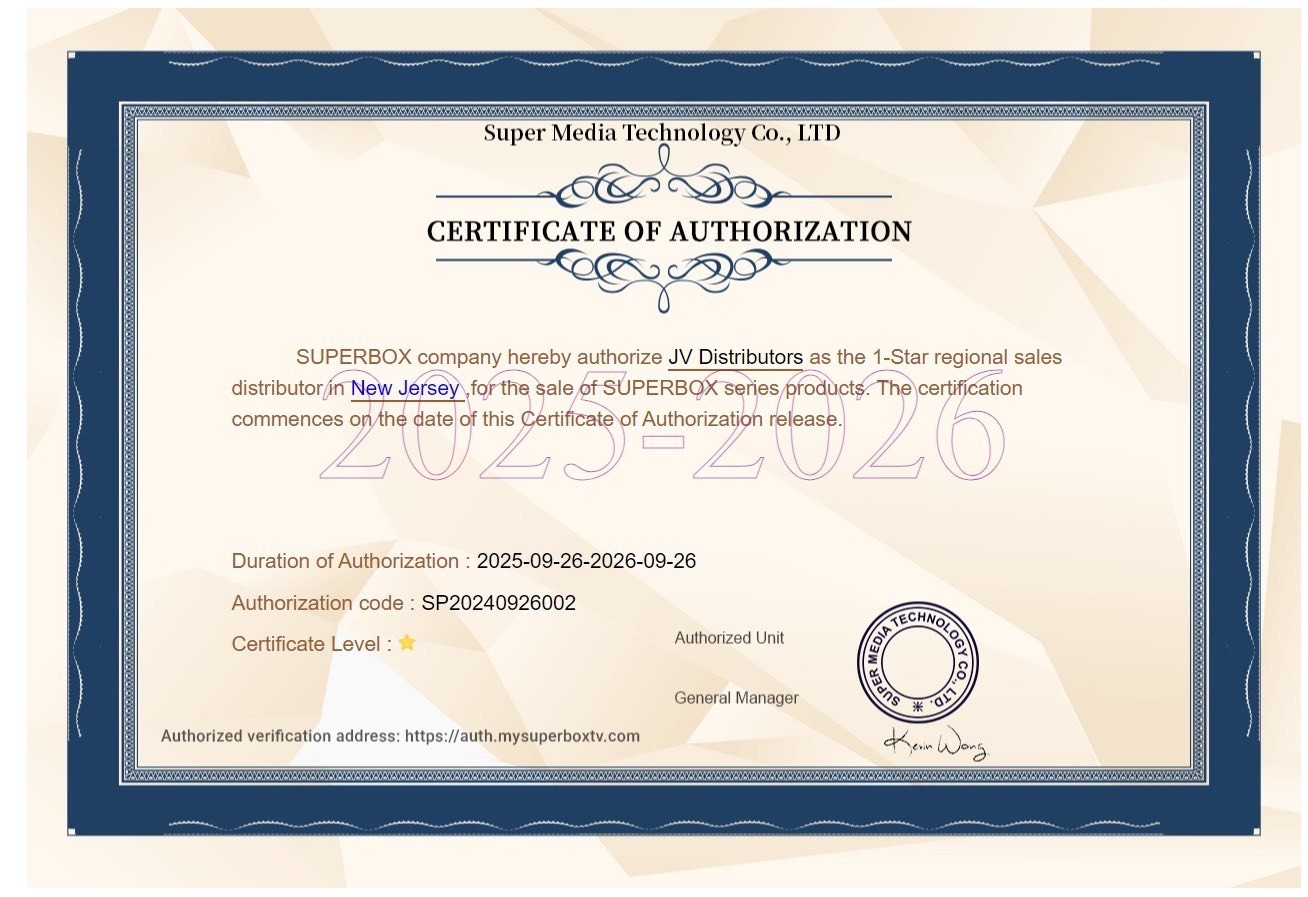 NEW 2026 SUPERBOX S7 PRO – No Fees – Authorized Distributor – Fast Shipping