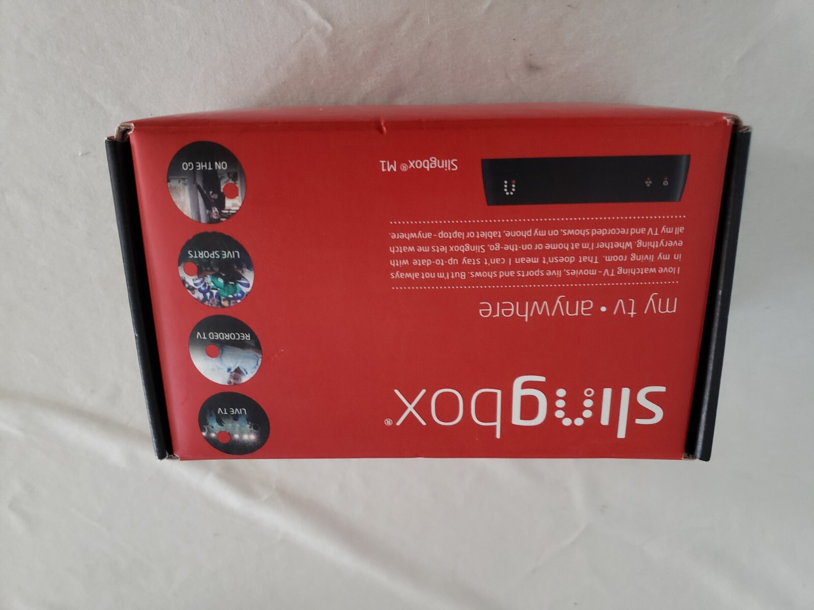 Slingbox M1 Sling Digital HD Media TV Streamer working unit and power supply