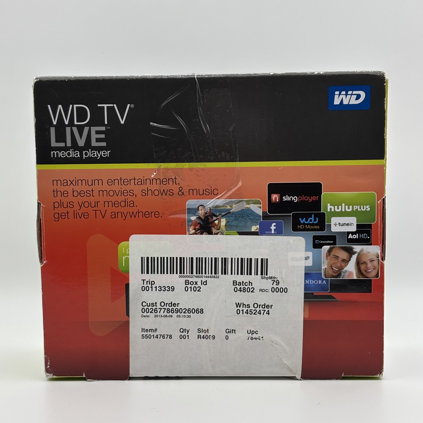 Western Digital WD TV Live Media Player With Remote C3H HDMI Player – Open Box